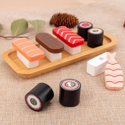 Ba Juego De Sushi De Madera Juego De Juguetes De Comida,