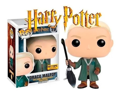 Funko Pop! Draco Malfoy 19 Hot Topic Harry Potter Quidditch