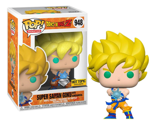 Funko Pop Super Saiyan Goku W/kamehameha Diamond Hot Topic