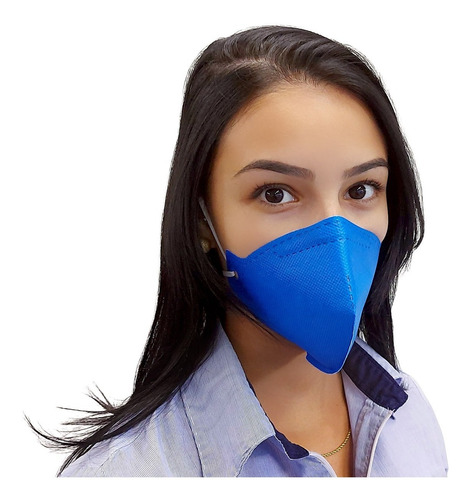 Imagem 3 de 8 de Kit 5 Máscaras Proteção Respiratória N95 Pff2 Sem Válvula