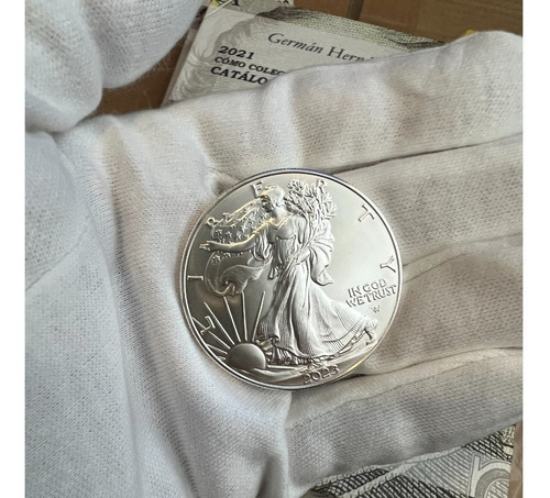 Imagen 3 de 4 de Moneda Usa 1 Dólar 2023 Bu Aguila Americana Plata