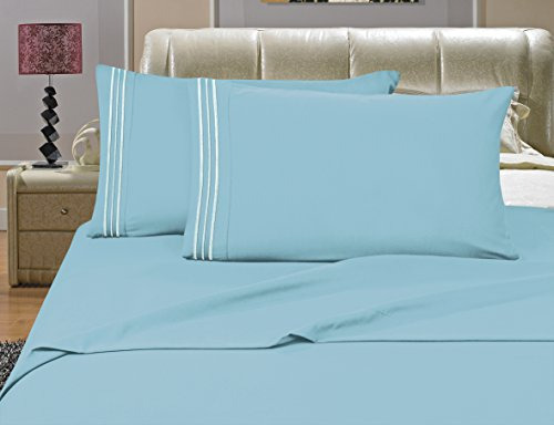 Sábanas Y Fundas - Luxury Silky-soft 1800 Series Premium Col