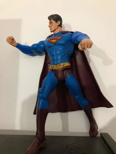 Antiguo Y Raro Muñeco Articulado Superman De Colección Unico