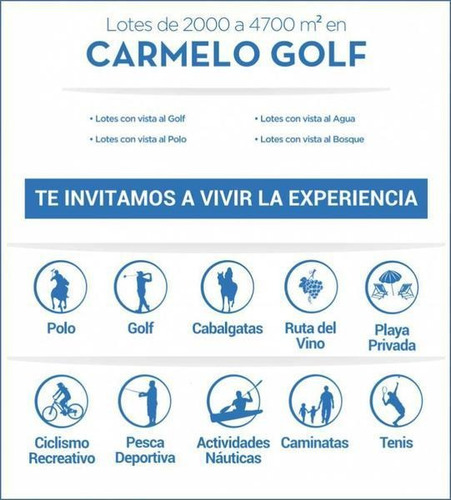 Imagen 3 de 9 de Lote En Venta En Carmelo Golf Sector Golf Oportunidad