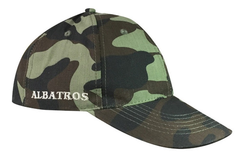 Gorra Con Visera Camuflada Ajustable Camping Albatros 224