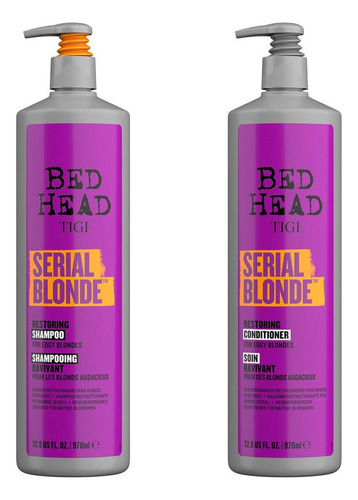 Tigi Bed Head Serial Blonde Shampoo + Acondicionador 970 Ml