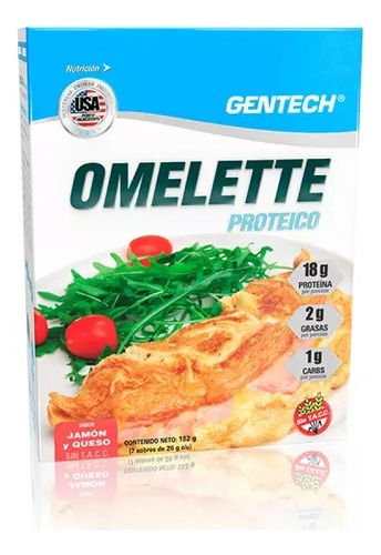 Omelette Proteico Gentech 7 Sobres