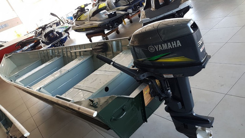 Barco De Pesca Alumínio Pety Com Motor Yamaha 30 Hp 0km
