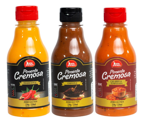 Mix Completo Molho Pimenta Peruana Cremosa Bahia Premium