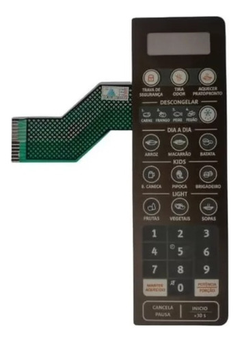 Membrana Teclado Microondas P/ Mt30s
