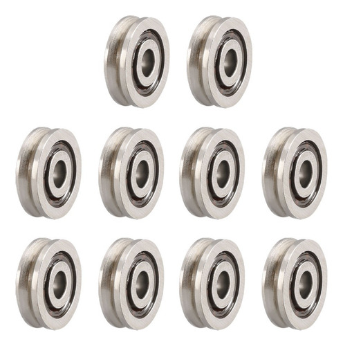 Raíl De Polea Guía V623, 3 X 10 X 3 Mm, 10 Unidades