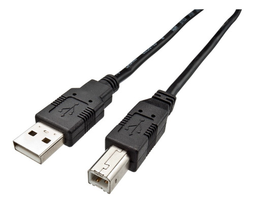 Cable De Impresora Usb A/b 1.8 Mts  Multifunción Universal 