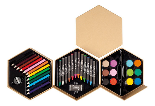 5 Set De Pinturas Lápices De Colores Crayones Acuarelas