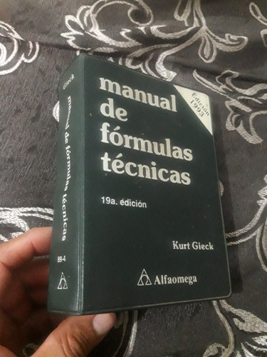 Libro Manual De Formulas Técnicas Kurt Gieck