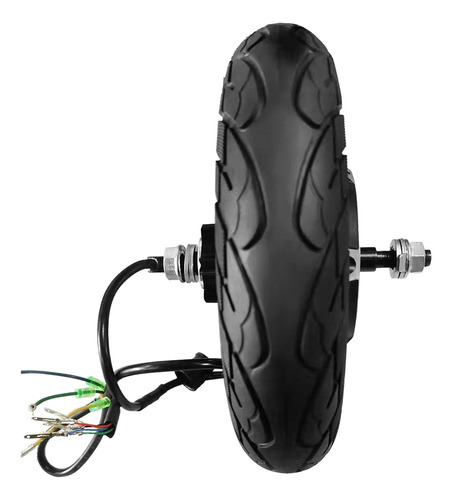 Patinete Eléctrico Hub Motor Tires Con Rueda Delantera De 10