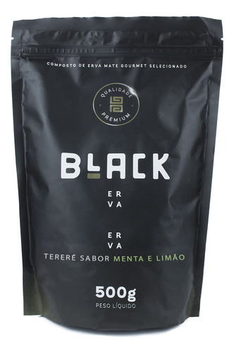Erva Tereré  Premium 500g  - Black Erva Menta Limão - Oferta