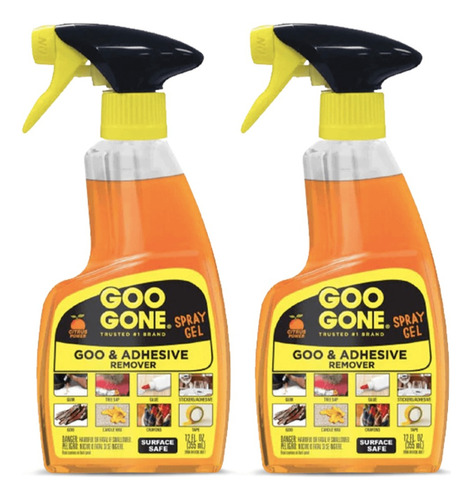 Goo Gone Removedor De Adhesivos Spray Gel 2 X 355 Cc