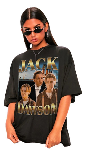 Playera Jack Dawson, Camiseta Titanic Retro