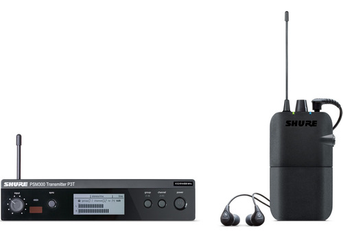 Imagen 1 de 3 de Monitor In Ear Shure P3tr112gr Psm300 - P3t+p3r+se112