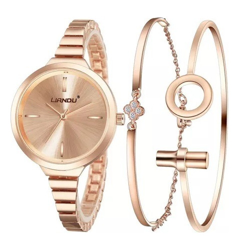 Kit Reloj Con Pulseras! Ideal Para Regalar!!! Lo Último