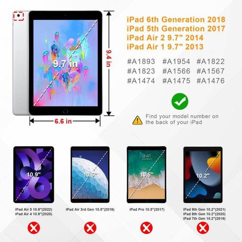 Funda Para iPad 6th Gen (2018) iPad 5th Gen (2017) iPad A -3