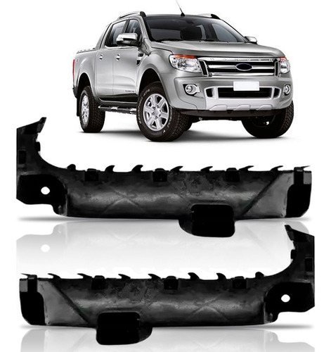 Par Guia Parachoque Dianteiro Ford Ranger 2014 15 16 2017