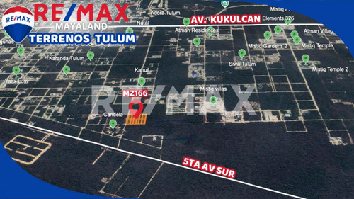 En Venta Terreno De 945 M2 En Esquina En Región 15 De Tulum