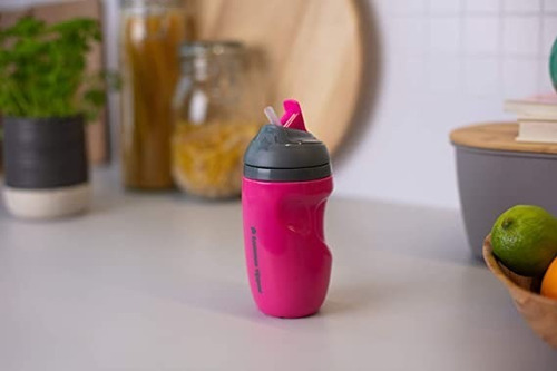 Tommee Tippee Botella De Agua Aislada Con Asa Para Niños Color Rosa