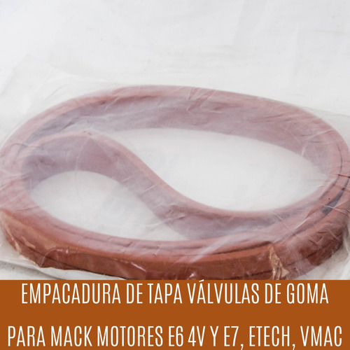 Empacadura Tapa Valvulas Goma Para Mack E6 4v Y E7 Rd 400