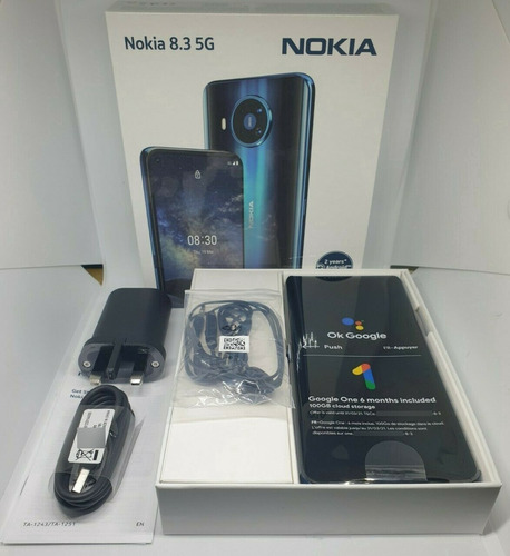 Imagen 1 de 2 de Nokia 8.3 5g - 64gb Noche Polar