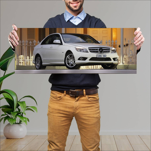 Cuadro 30x80cm Auto 2007 Mercedes Benz C Class A 523