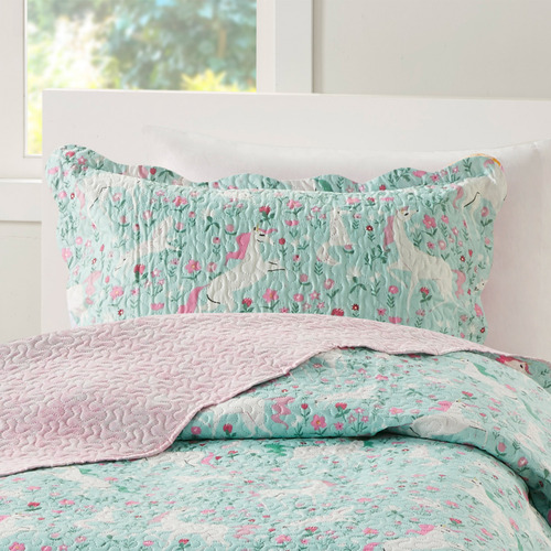 Colcha Infantil Studio Mix C/ Porta Trav Unicórnio Corttex