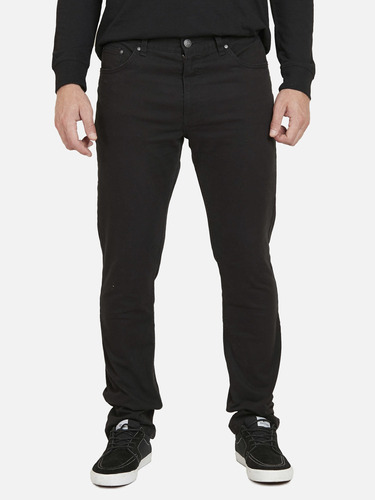 Pantalon Skinny Fit Hombre Negro Rip Curl