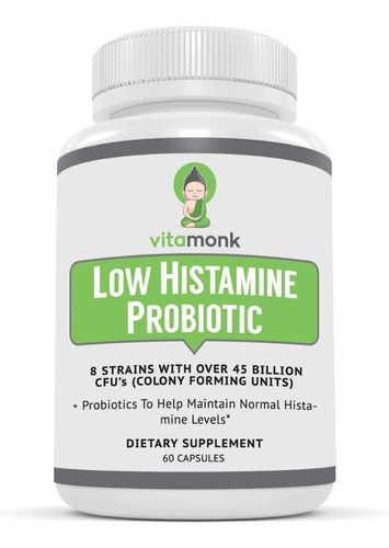 Vitamonk | Probióticos Bajos Histamina | Salud Intestin | 60