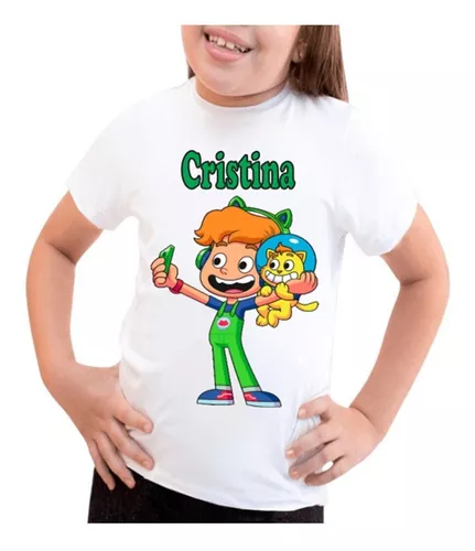 Camiseta Gato Galáctico Camisa r Gamer Gato Galáctico Blusa do Gato  Galáctico clube do miau Menina