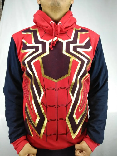 Sudadera Iron Spider Superheroe Adulto Regalo Hombre | Meses sin intereses