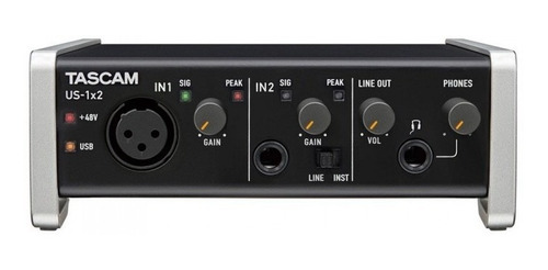 Interface De Audio Tascam Us1x2 Dos Salidas Una Entrada...