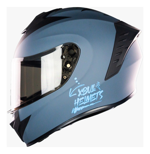 Casco Edicion Especial Xbull Vibes Azul Deportivo Certificad