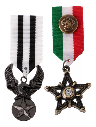 Broche Con Forma De Medalla, Diseño De Estrella, Insignia De