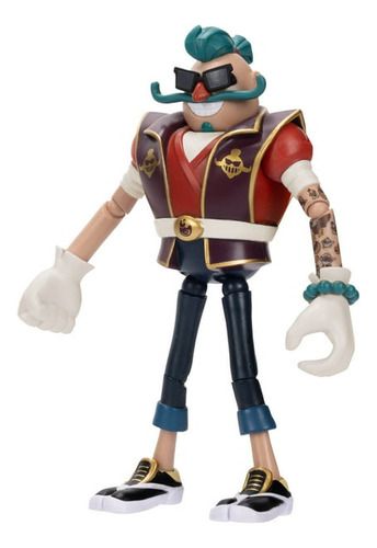 Sonic Prime - Figura Dr Deep New Yoke City - Articulado