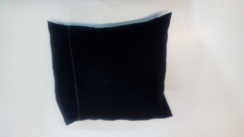 Almohadon 30x50 Negro Tropical Con Relleno Pack X 12