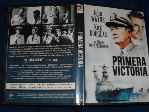 Primera Victoria- Dvd- John Wayne- Kirk Douglas (Usado)