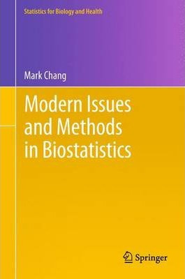 Libro Modern Issues And Methods In Biostatistics - Mark C...