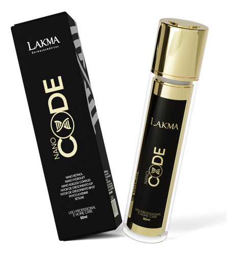 Nano Code Facial Combate O Envelhecimento 50ml Lakma