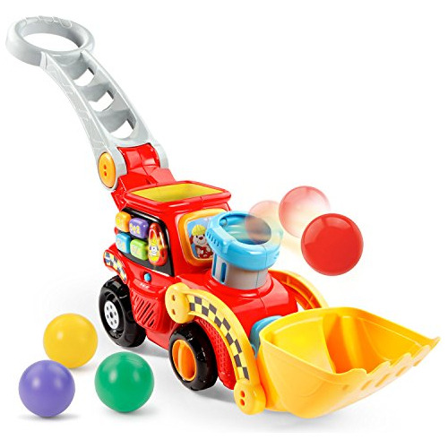 Vtech Pop-a-balls - Bulldozer Push And Pop Exclusiva De Amaz