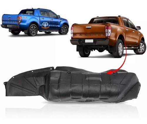 Guardaplast Pasarrueda Trasero Ford Ranger 2012 Derecho