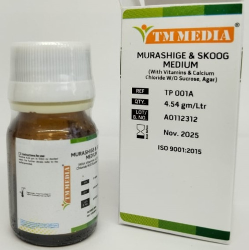 Medio Ms Con Vitaminas 1 Litros Invitroorquid-tm Media.