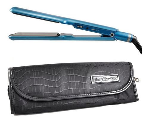 Planchita de pelo BaBylissPRO Nano Titanium 9559 BABNT9559 celeste 220V