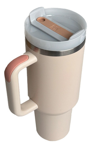 Vaso Térmico Stanley Rosa Cuarzo Acero Inoxidable 40 Oz Rosa