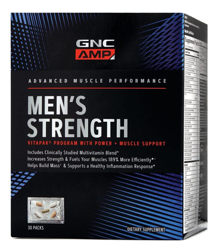  Multivitaminico  Gnc Amp Vitapak Hombre